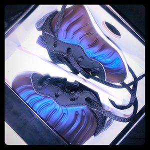 Purple Nike Foamposites Infant 1c